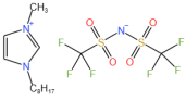 1-辛基-3-甲基咪唑雙三氟甲基磺酰亞胺鹽結(jié)構(gòu)式